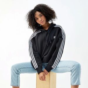 Adidas Originals adicolor cropped hoodie